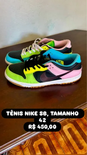 TÊNIS NIKE SB, TAMANHO 42