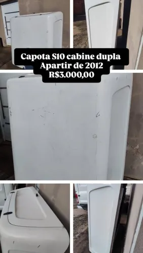 Capota S10 cabine dupla apartir de 2012