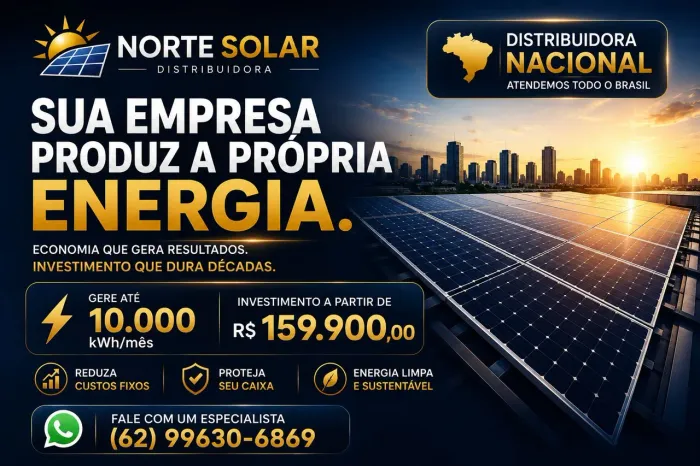 ENERGIA SOLAR PARA SUA EMPRESA