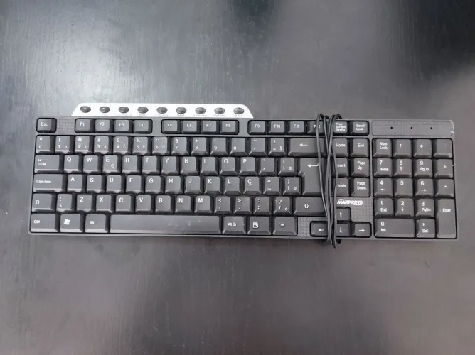 Teclado de membrana max print usb
