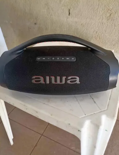 Caixa de Som Boombox Plus AIWA BBS-01-B 200W Bluetooth 5.3-200W RMS