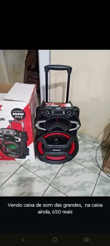 Vendo caixa de som das grandes bluetooth
