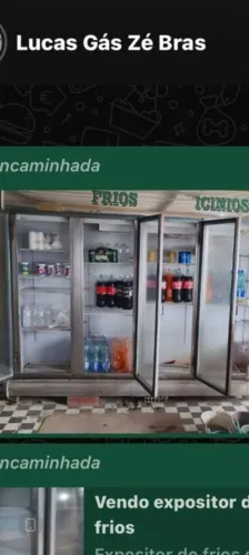 Expositor de 5 portas de frios