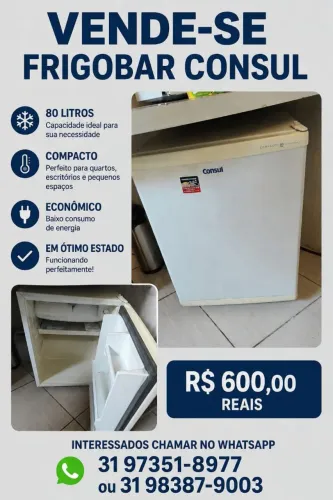 Vende -se frigobar Consul
