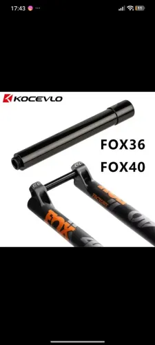 Eixo dianteiro Fox 40 Fox 36 antiga zero na embalagem