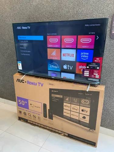 (PEGO TV MENOR) TV SMART 50 Polegadas 4K UHD