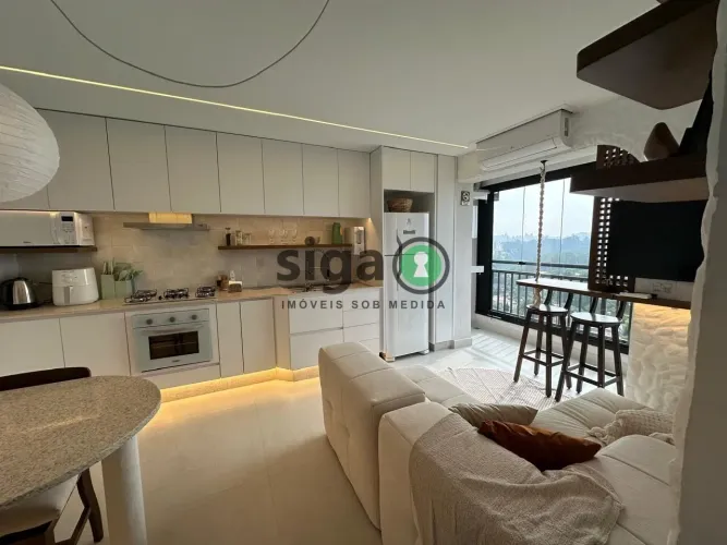 Apartamento 2 dormitorios 41 M2 com garagem no jardins \ Jardim Panorama . Locação e venda