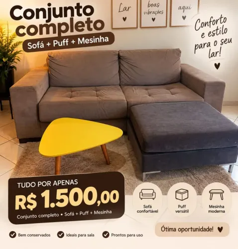 Sofá 2 Lugares Marca Sierra