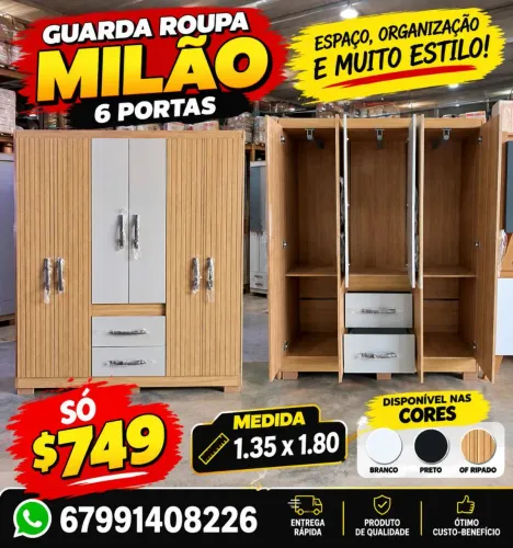 Guarda roupa novo