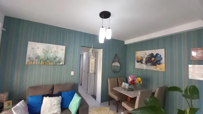 Tony Aluga-se na cohama apartamento com suite, varanda, mobiliado