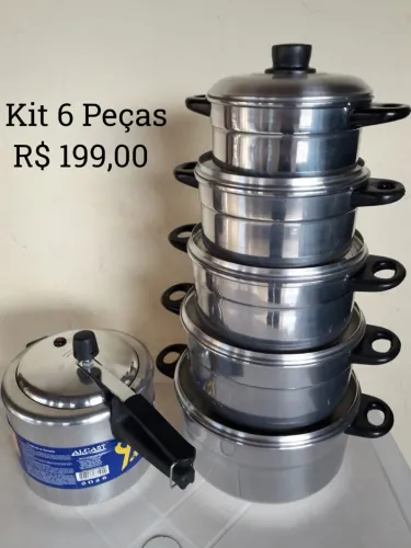 Panelas, Kit 6 Peças