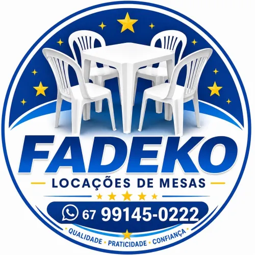 Mesas e cadeiras