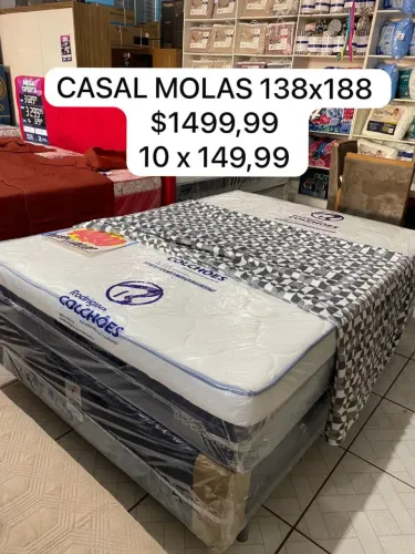 Cama casal molas Ensacadas 138x188...super oferta!!