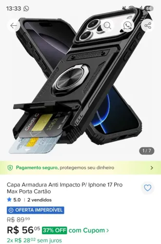 Capa de celular anti impacto