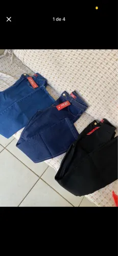 Kit 3 calças Jeans feminina - Tamanho 42