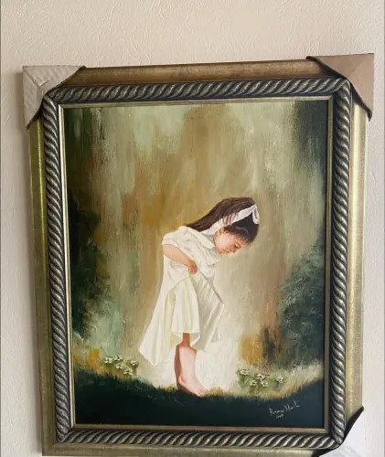 Quadro menininha