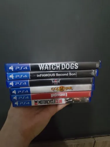 Lote 6 Jogos - PS4