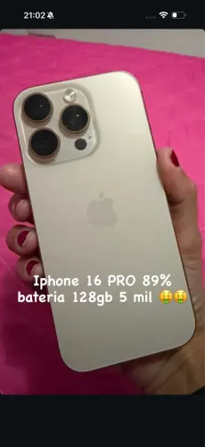 iPhone 16 pro 128gb 89% 