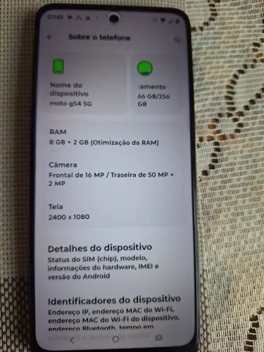 Celular motoG54