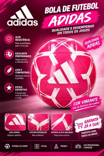 Bola da Adidas em excelentes condições de uso