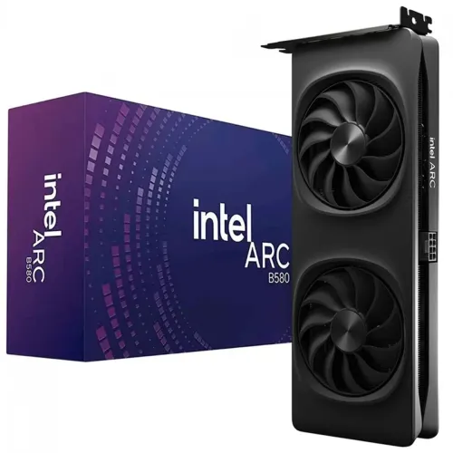 Placa de vídeo - Intel Arc B580 12GB - Nota e garantia 
