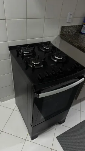 Fogão DAKO 4 bocas bivolt preto