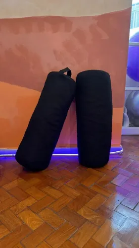 Bolster Cilíndrico Yoga ? Almofada de Apoio ? Rolinho