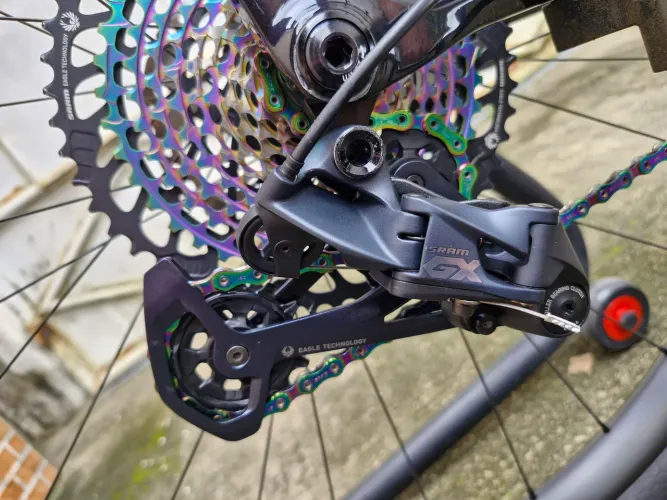 Câmbio traseiro Sram GX lunar + Passador GX