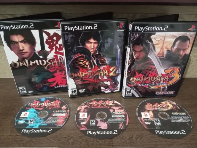 Coleção Onimusha para Ps2 (REPRÔ) LEIA
