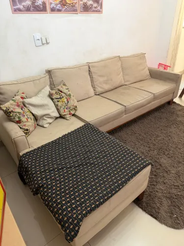 Sofá chaise linho