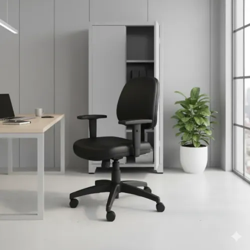 CADEIRA EXECUTIVA BACKSYSTEM COM BRAÇO A PRONTA ENTREGA 