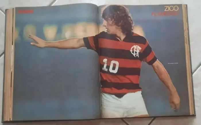 Revistas Placar N° 373 a 384 de 1977 Encadernadas Flamengo Zico Seleção Brasileira
