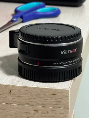 Adaptador viltrox para linha R Canon