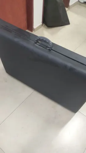 Maca portatil preta Premium / estética hospitalar 180 kg
