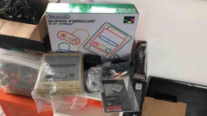 super famicom com caixa