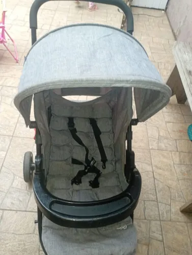 Carrinho de bebê unissex 3 rodas