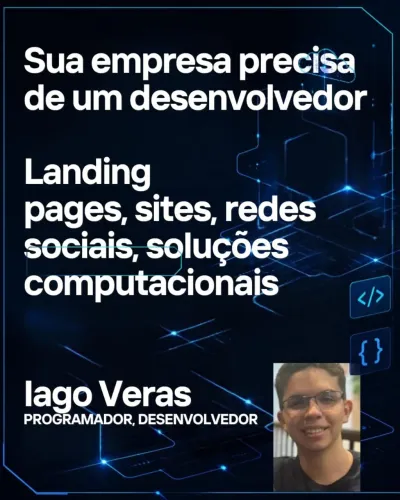 Sites, redes sociais, Landing Pages etc