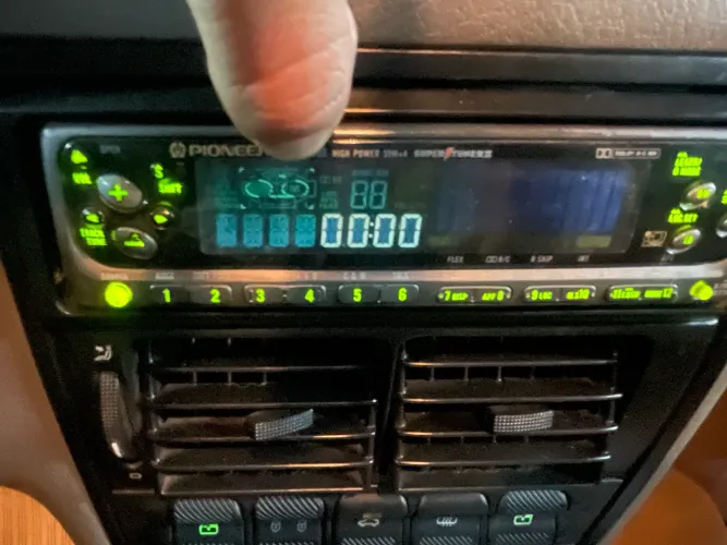Frente toca fitas pioneer p7400