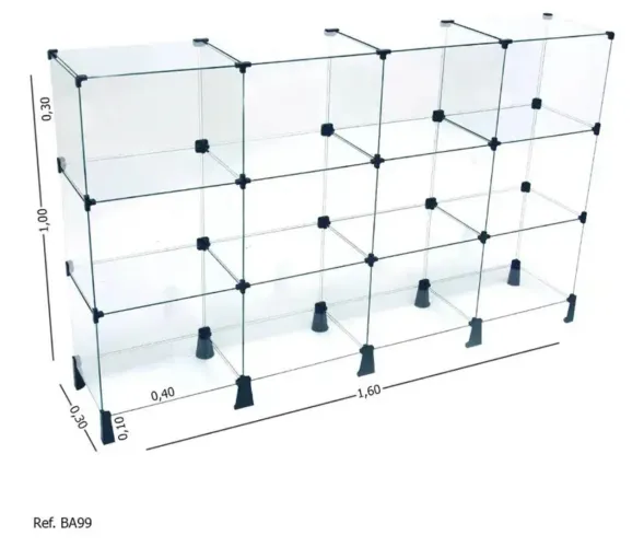 Vende se balcão vitrine de vidro