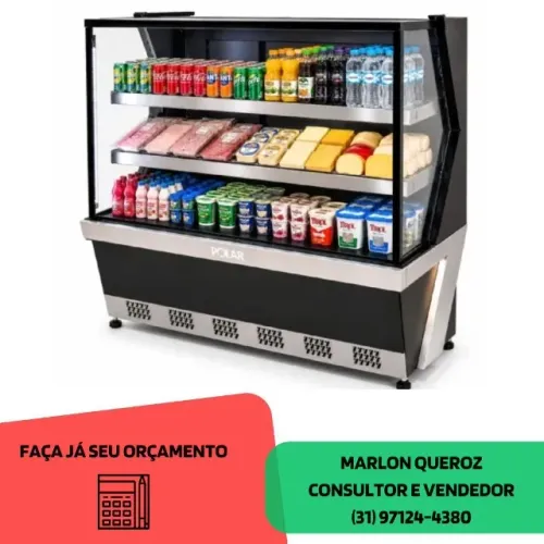 Balcão Refrigerado 1,15M 2 Placas Polar