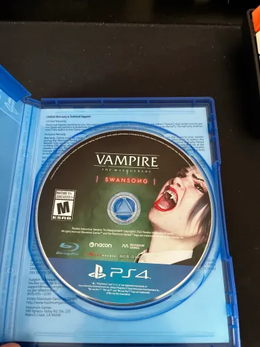 Jogo Vampire Masquerade The Swansong Ps4
