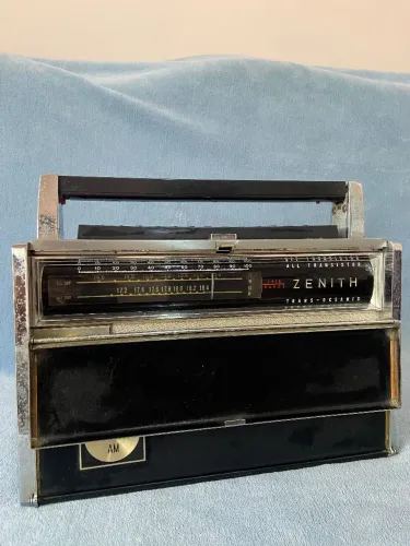 Rádio Antigo Zenith Trans-Oceanic All Transistor - Para Coleção<br>
