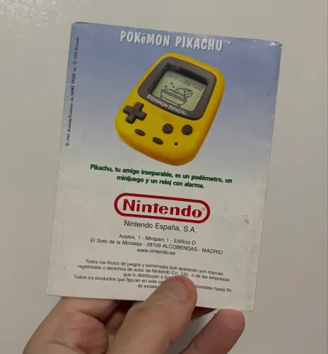 Manual original ( Gameboy color PURPLE ) ( espanhol )