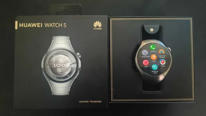 Huawei Watch 5 Titânio Zero detalhes