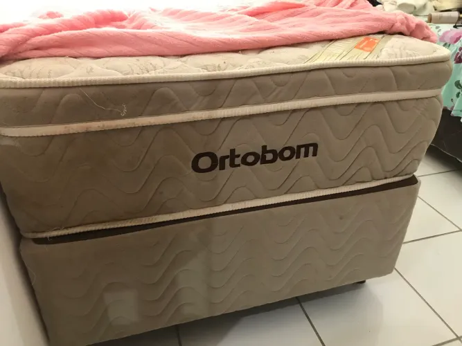 Cama box solteiro ortobom
