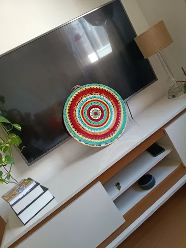 Mandala crochê estilosa 