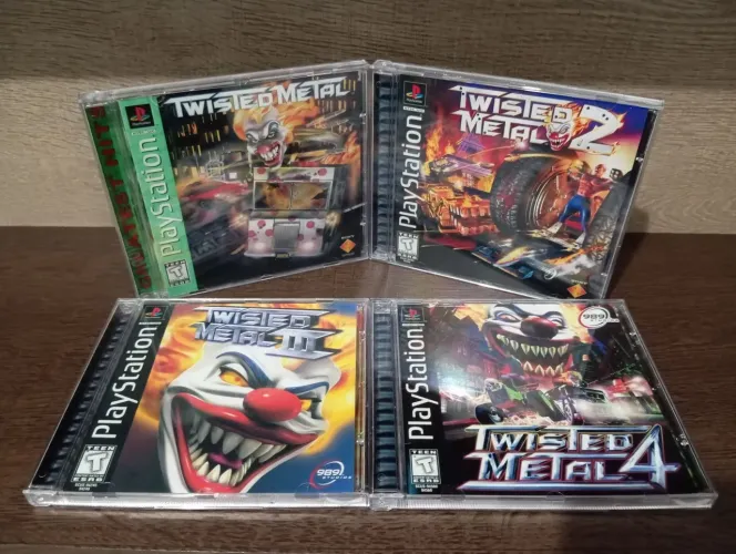 Coleção Twisted Metal para PS1 (REPRÔ) - LEIA