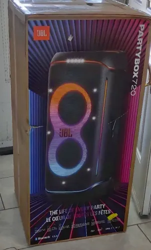Caixa de som JBL Partybox 720 nota fiscal garantia 800w RMS