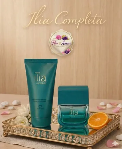 Kit ilía Completa 50ml +Creme Hidratante 80ml - Deo Parfum