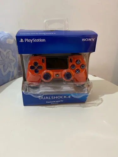 ? Controle PS4 Sem Fio Paralelo laranja ?